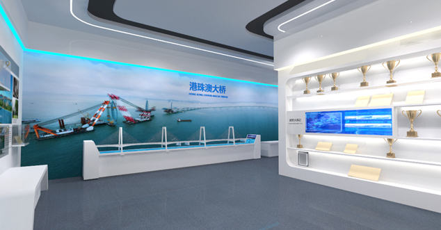 长大企业馆展厅设计 - 长桥卧波大道通途